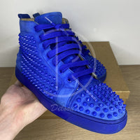 Christian Louboutin 'Electric Blue' Hightops (44) ⚡️