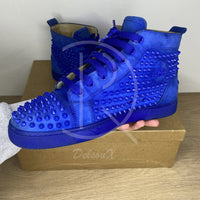 Christian Louboutin 'Electric Blue' Hightops (44) ⚡️