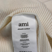 AMI Turtleneck, Herre Heart 'Cream' (Small) 😁