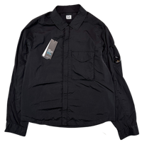 C.P. Company Overshirt, Herre Chrone -R Nylon 'Sort' (X-Large)