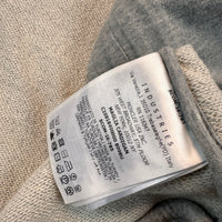 Moncler Zip Hoodie, Herre, 'Grå' Double Logo (XX-Large)