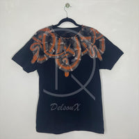 Marcelo Burlon Moa Black 'Snake Print' (S) 🐍