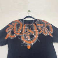 Marcelo Burlon Moa Black 'Snake Print' (S) 🐍