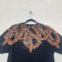 Marcelo Burlon Moa Black 'Snake Print' (S) 🐍