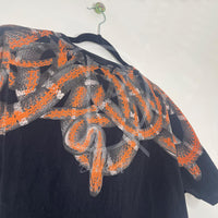 Marcelo Burlon Moa Black 'Snake Print' (S) 🐍
