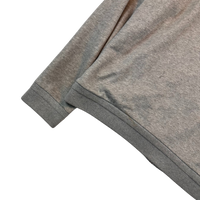 Moncler Zip Hoodie, Herre, 'Grå' Double Logo (XX-Large)