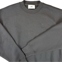 AMI Crewneck, Heart 'Grå' (Small) 🕴️