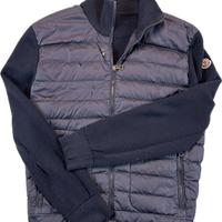 Moncler Cardigan, Herre 'Mørkeblå' Maglia (Large)