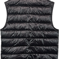 Moncler Vest, Herre 'Sort' Giu (M1 / Small)