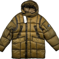 C.P. Company Jakke, Herre D.D. Shell Down Parka 'Brun / Guld' (Large, X-Large & XX-Large)