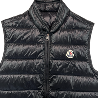 Moncler Vest, Herre 'Sort' Giu (M1 / Small)