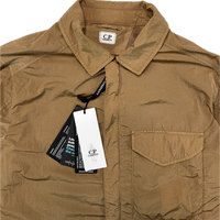 C.P. Company Overshirt, Herre Chrone-R Nylon 'Brun' (Large)