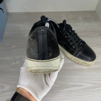 Lanvin Sneakers, Herre 'Sort' Mat Toe (40)