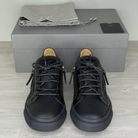 Giuseppe Zanotti, 'Black Leather' Frankie (40)