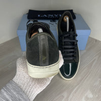 Lanvin Sneakers, Dark Green 'Lak Toe' (40)