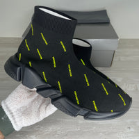 Balenciaga Sneakers, 'Neon Logo' Speed Trainer (42)
