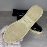 Lanvin Sneakers, 'Black Suede' Lak Toe (39) 🤓