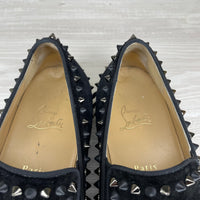 Christian Louboutin Sneakers, 'Black Mix' Suede Pik Boat (41)