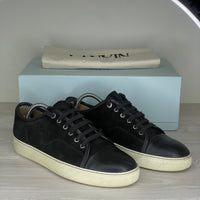 Lanvin Sneakers, 'Black Suede' Mat Toe (42)