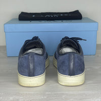 Lanvin Sneakers, Dark Blue Suede 'Mat Toe' (40)