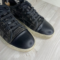 Lanvin Sneakers, Herre 'Sort' Mat Toe (40)