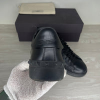 Valentino Sneakers, 'Black Leather' VLTN Open (44)