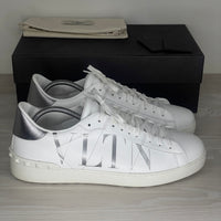 Valentino Sneakers, 'White Leather' VLTN Open (44)