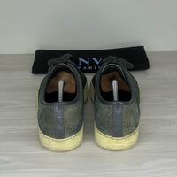 Lanvin Sneakers, 'Green Suede' Lak Toe (41)