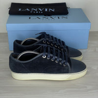 Lanvin Sneakers, 'Navy Suede' Mat Toe (40)