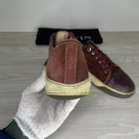 Lanvin Sneakers, 'Bordeaux Suede' Mat Toe (42)