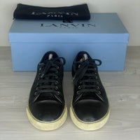 Lanvin Sneakers, 'Black Suede' Mat Toe (39)