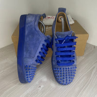 Christian Louboutin Sneakers, 'Electric Blue' Junior Spikes (42)