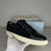 Lanvin Sneakers, 'Black Suede' Mat Toe (42)