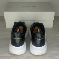 Alexander McQueen Sneakers, Herre 'Black Leather' Oversized (44.5)