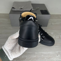 Giuseppe Zanotti, 'Black Leather' Frankie (40)