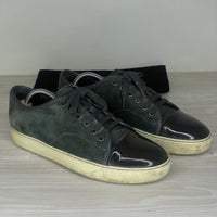 Lanvin Sneakers, 'Green Suede' Lak Toe (41)