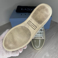 Lanvin Sneakers, Herre 'Lyse Grå' Lak Toe (40)