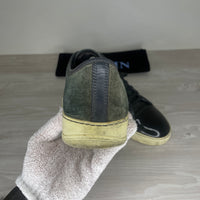 Lanvin Sneakers, 'Green Suede' Lak Toe (41)