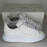 (RESERVERET) Alexander McQueen Sneakers, 'White Leather' Oversized (43)