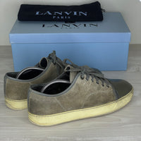 Lanvin Sneakers, 'Grey Suede' Lak Toe (41)