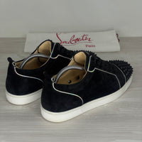 Christian Louboutin Sneakers, 'Multi Black Suede' Junior Spikes (39.5)