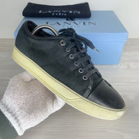 Lanvin Sneakers, 'Black Suede' Mat Toe (39)