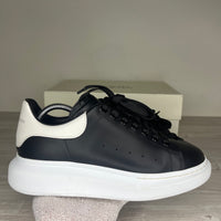 Alexander McQueen Sneakers, Black and White Leather (41)