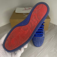 Christian Louboutin Sneakers, 'Electric Blue' Junior Spikes (42)