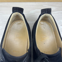 Christian Louboutin Sneakers, Herre Junior Spikes 'Sort' Ruskind (41.5)
