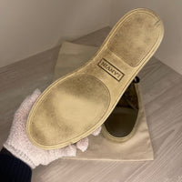 Lanvin Sneakers, Herre 'Oliven' Mat Toe (43)