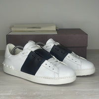 Valentino Sneakers, 'Black Stripe' Open (43)