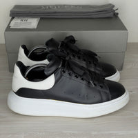 Alexander McQueen Sneakers, 'Black Leather' Oversized Sneakers (41)