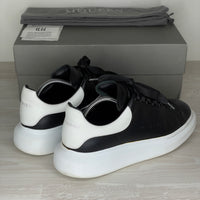 Alexander McQueen Sneakers, 'Black Leather' Oversized Sneakers (41)