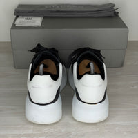 Alexander McQueen Sneakers, 'Black Leather' Oversized Sneakers (41)